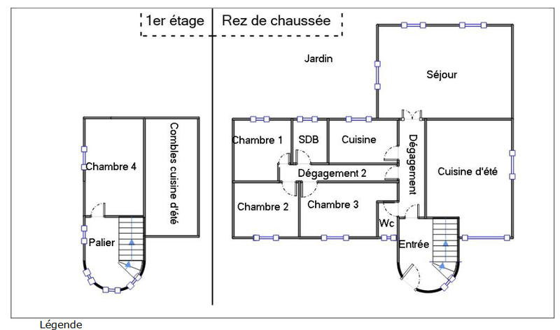 Maison - 150 m² - 6 pièces