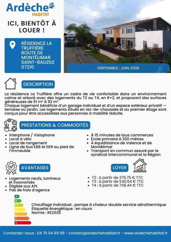 Appartement - 51 m² - 2 pièces