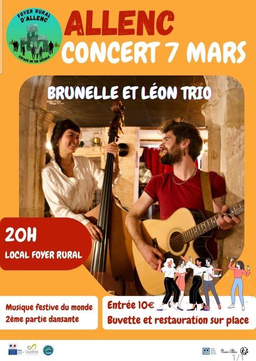 Concert Brunelle et Léon Trio