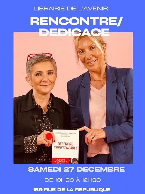 Rencontre dédicace avec Danièle Prieur et Maître Beatrice Zavarro