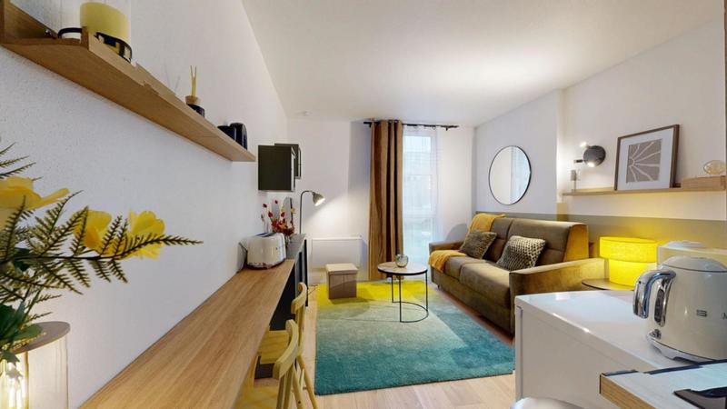 Studio - 19 m² - 2 pièces