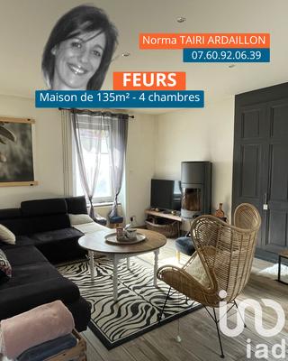 Maison de ville - 135 m² - 6 pièces