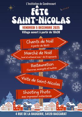 L'Institution de Gondrecourt fête Saint-Nicolas