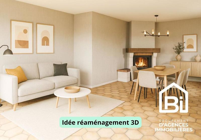 Maison - 90 m² - 5 pièces