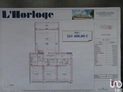 Appartement - 102 m² - 4 pièces