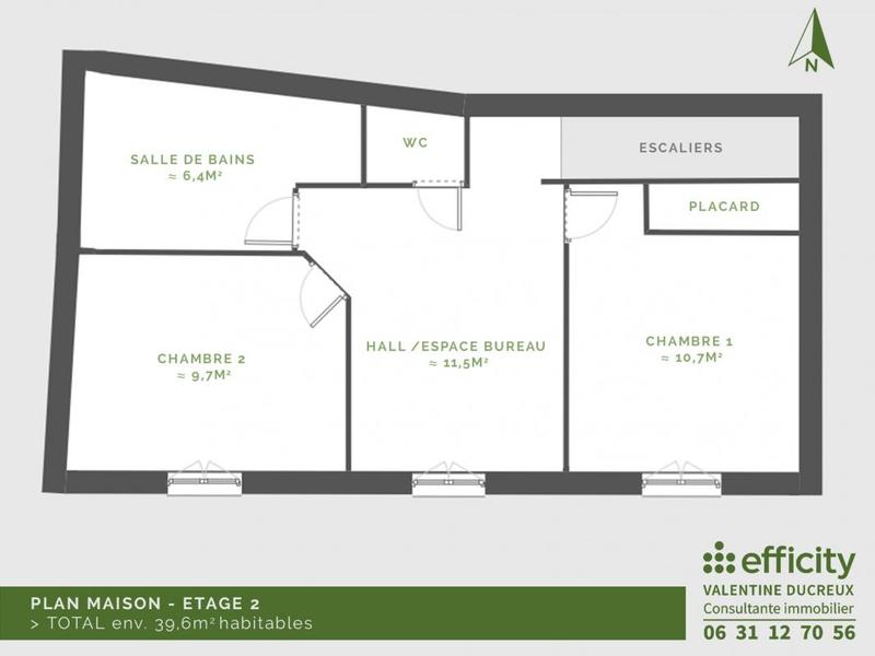 Maison - 99 m² - 4 pièces