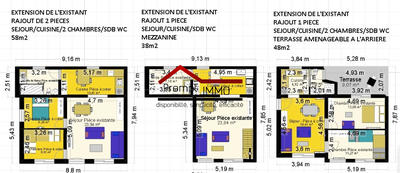 Maison - 37 m² - 2 pièces
