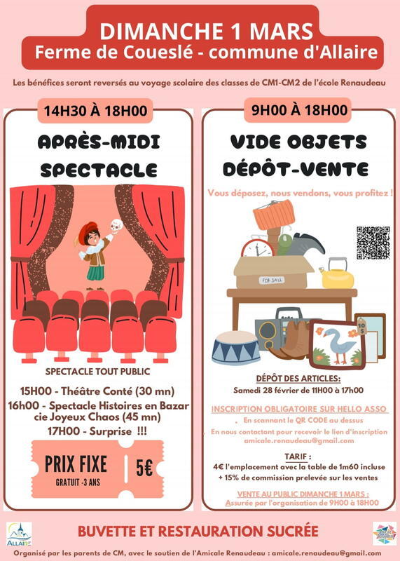 Vide objets - dépôt-vente