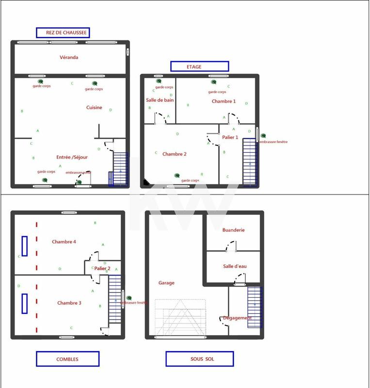 Maison - 118 m² - 7 pièces
