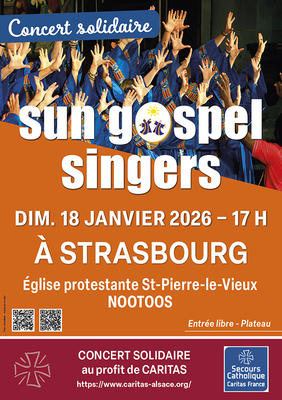 Les Sun Gospel Singers à l'église St-Pierre-Le Vieux Strasbourg