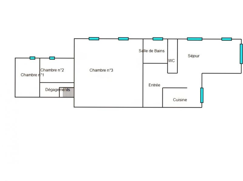 Appartement - 74 m² - 4 pièces