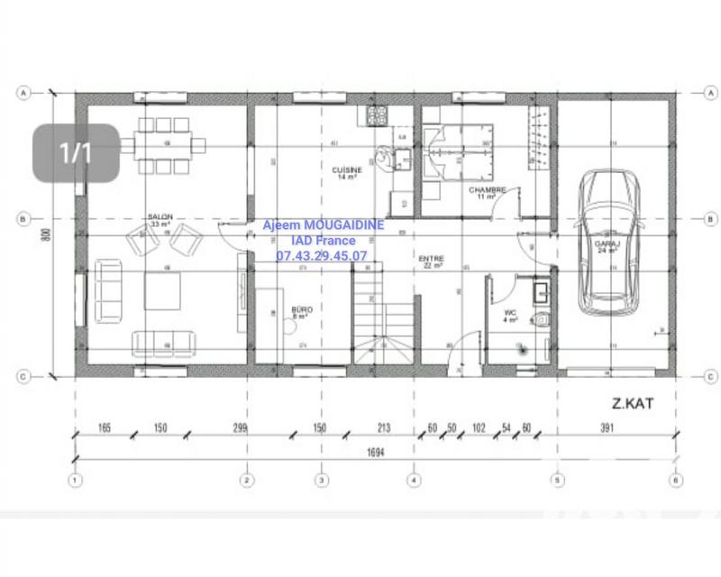 Maison - 164 m² - 7 pièces