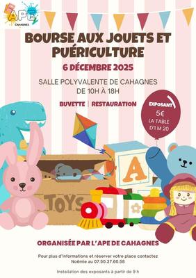 Bourse puériculture et jouets