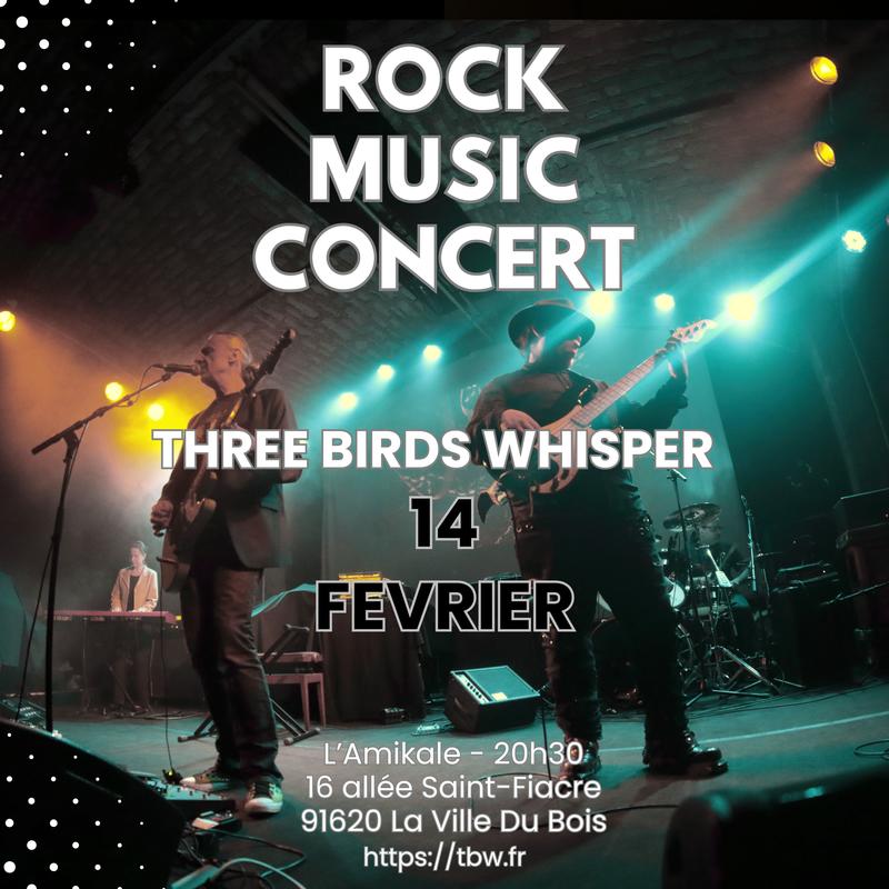 Three Birds Whisper Live à l'Amik'Ale