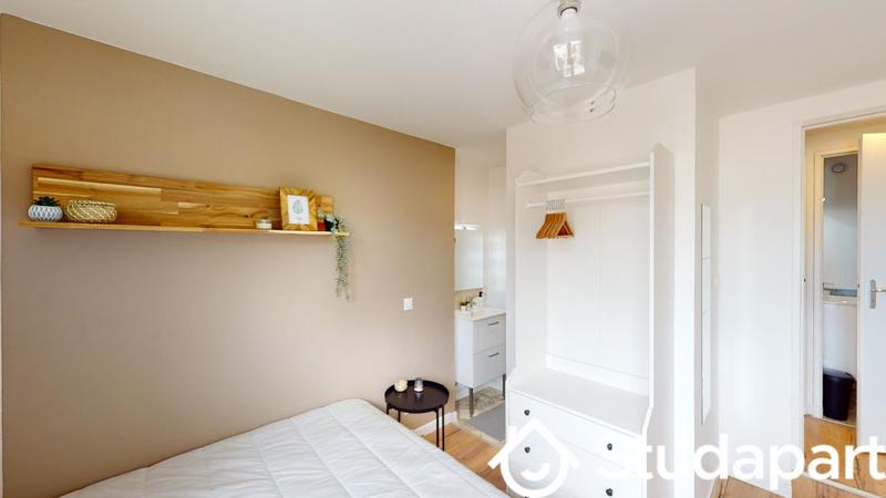 Chambre - 8 m² - 1 pièce