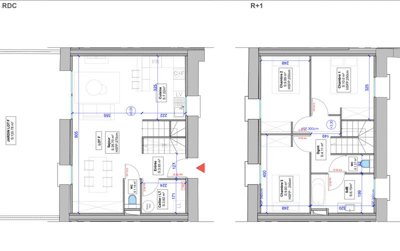 Duplex - 84 m² - 4 pièces