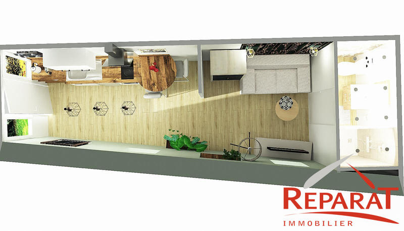 Appartement - 21 m² - 1 pièce