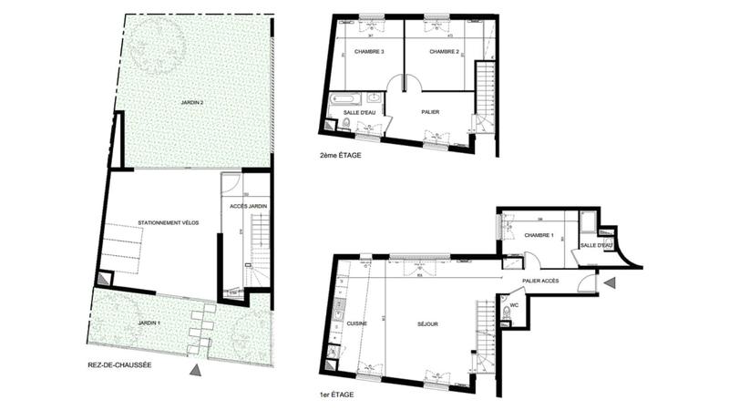 Duplex - 134 m² - 4 pièces