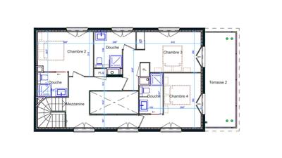 Duplex - 138 m² - 5 pièces
