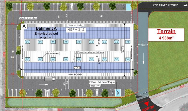 Local d'activités - 180 m²