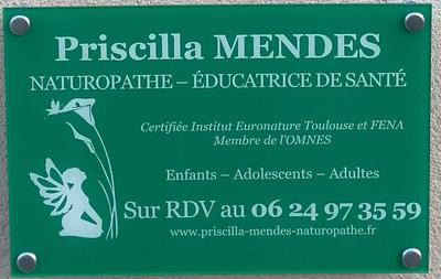 Priscilla Mendes - Naturopathe à domicile - Éducatrice de santé Omnes