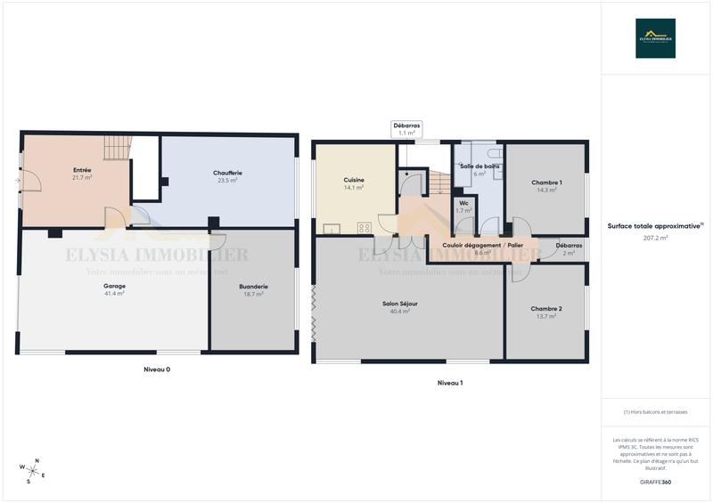 Maison - 119 m² - 5 pièces