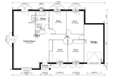 Maison - 101 m² - 5 pièces