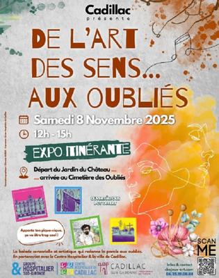 Exposition itinérante : de l'Art des Sens... Aux Oubliés