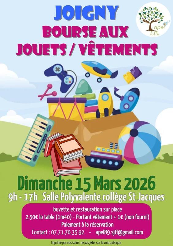 Bourse aux jouets et aux vêtements
