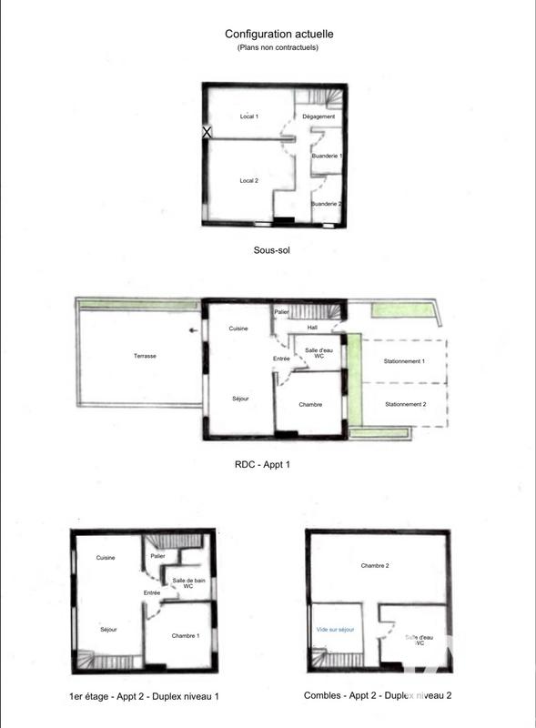 Maison de ville - 134 m² - 5 pièces