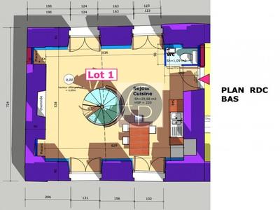 Appartement - 49 m² - 2 pièces