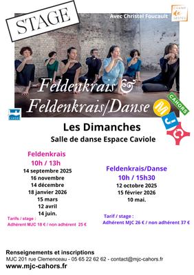 Feldenkrais et Feldenkrais/Danse - Mjc Cahors
