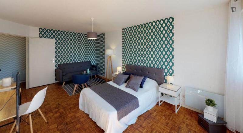 Chambre - 22 m² - 3 pièces