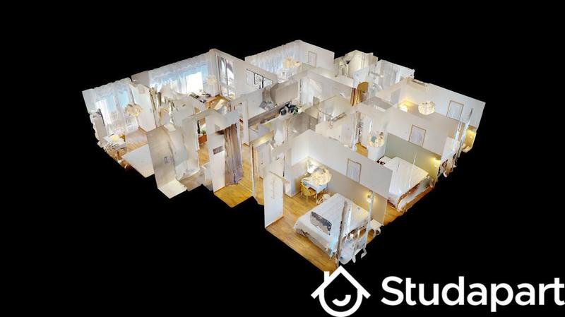 Chambre - 13 m² - 1 pièce