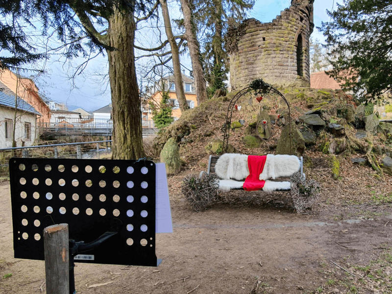 Le banc de la St Valentin