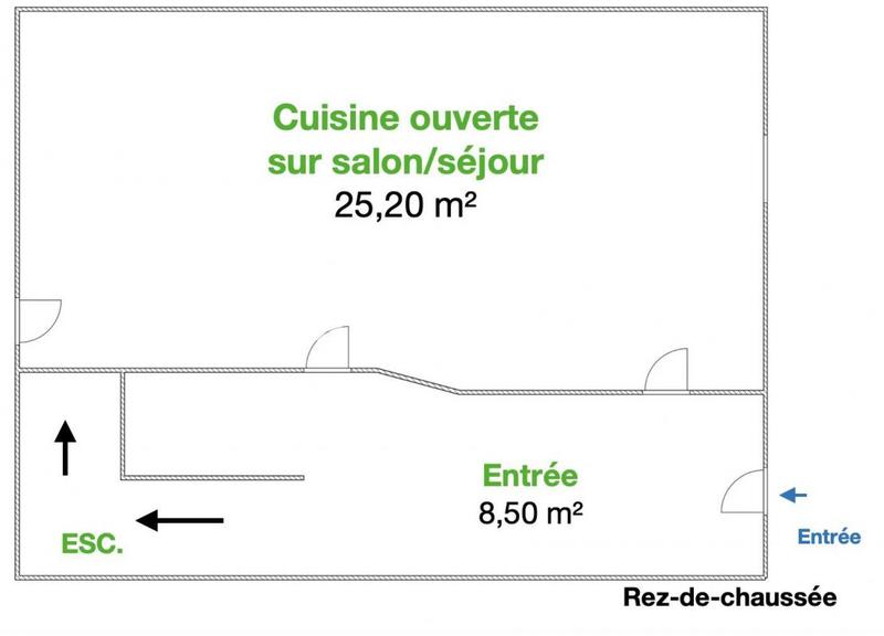 Maison - 61 m² - 3 pièces