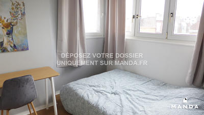 Chambre - 12 m² - 4 pièces