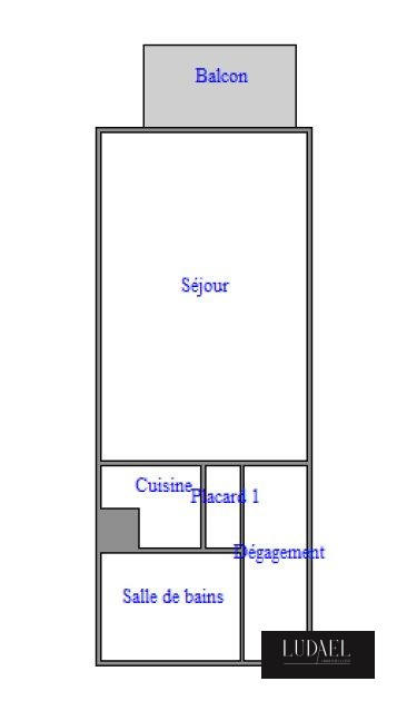Appartement - 26 m² - 1 pièce