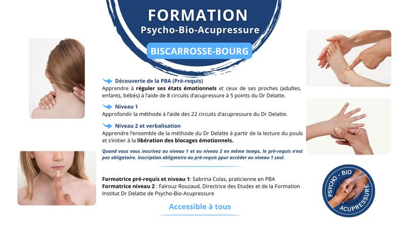 Formation à la Psycho-Bio-Acupressure
