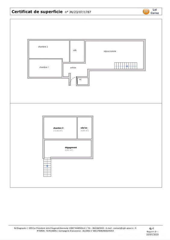 Appartement - 83 m² - 4 pièces