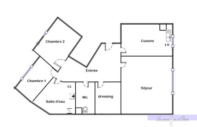 Appartement - 73 m² - 3 pièces