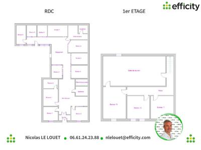 Bureau - 276 m² - 18 pièces
