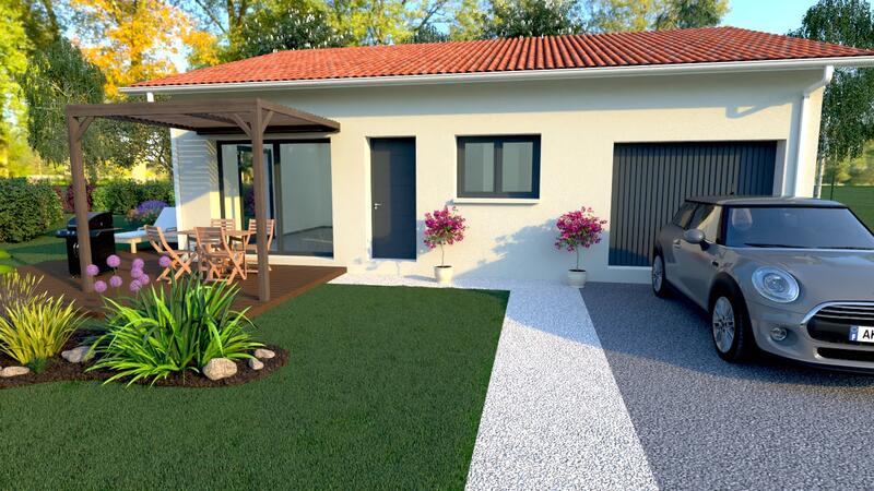 Maison - 80 m² - 4 pièces