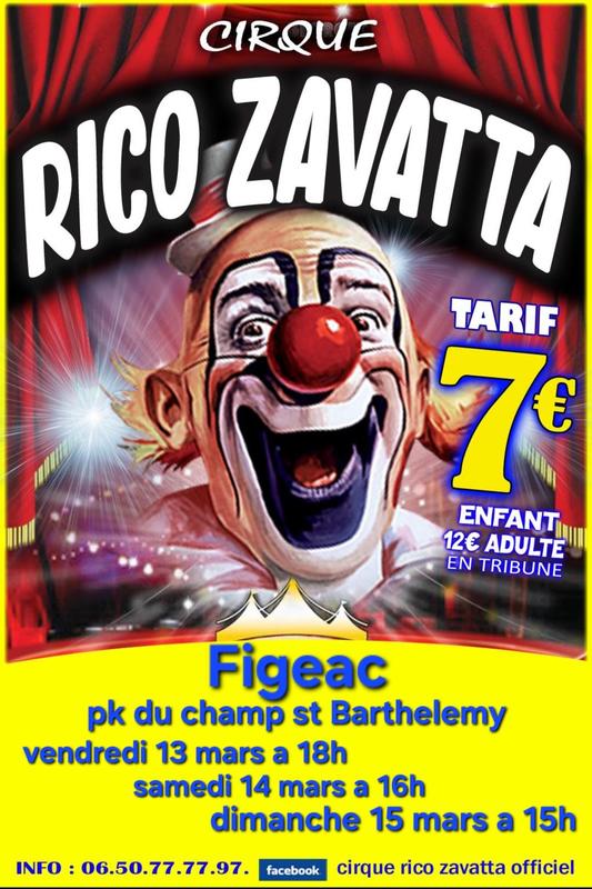 Cirque Rico Zavatta à Figeac