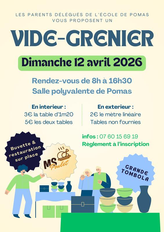 Vide grenier de la coopérative scolaire