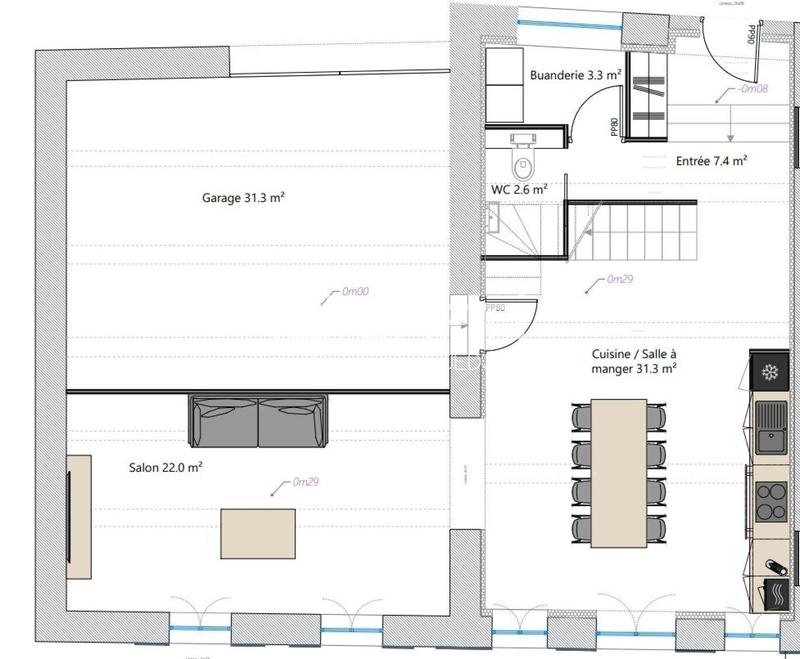 Maison - 155 m² - 7 pièces