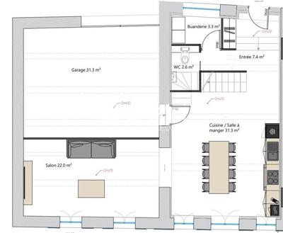 Maison - 155 m² - 7 pièces