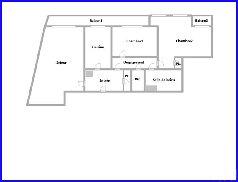 Appartement - 78 m² - 3 pièces