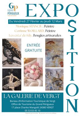 Exposition de Monique Stanciu, Corinne Woillard et les créa' de Kily