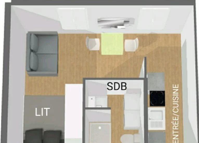 Appartement - 25 m² - 1 pièce